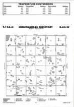 Minnewaukan Township Directory Map, Ramsey County 2007